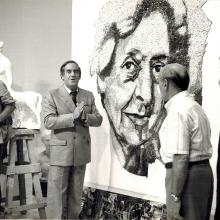 Ferrari e Bacci negli studi RAI con Romano Battaglia - 1982